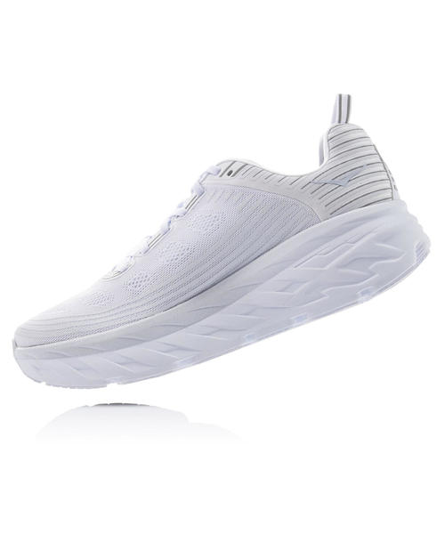 HOKA（ホカ）の「[ホカオネオネ] SC HOKA ONEONE BONDI 6 スニーカー/ ボンダイ（スニーカー・メンズ・ブラック/ホワイト・26cm/27cm/28cm/26.5cm/27.5cm）」の4枚目の写真