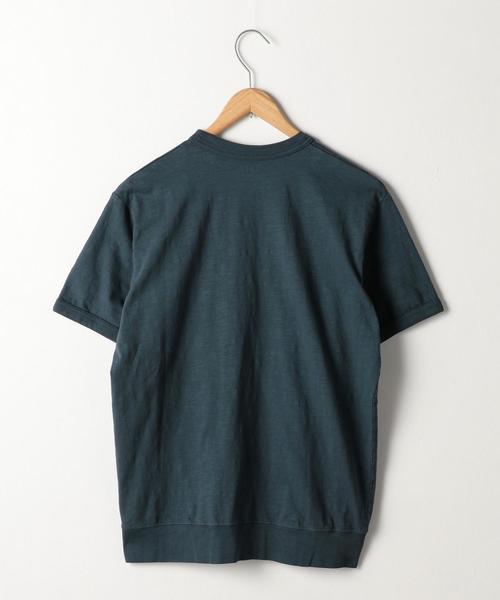 coen（コーエン）の「ガゼットスラブオーバーダイTシャツ（Tシャツ/カットソー・メンズ・オリーブ/ネイビー/グレー/ホワイト/レッド・X-LARGE/MEDIUM/SMALL/LARGE）」の10枚目の写真
