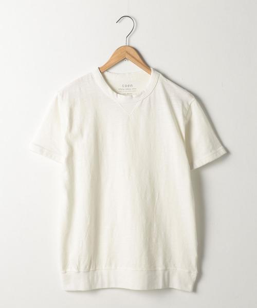 coen（コーエン）の「ガゼットスラブオーバーダイTシャツ（Tシャツ/カットソー・メンズ・オリーブ/ネイビー/グレー/ホワイト/レッド・X-LARGE/MEDIUM/SMALL/LARGE）」の16枚目の写真