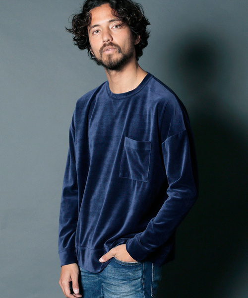 Magine（マージン）の「【Magine】1812-72 CTN LIGHT VELOR BIG SILHOUETTE C/N（Tシャツ/カットソー・メンズ・ホワイト/ブラック/ネイビー/ダークグリーン・46/48/44）」の2枚目の写真
