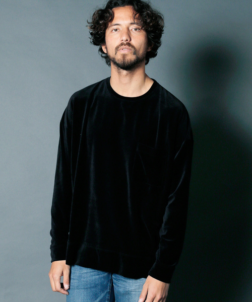 Magine（マージン）の「【Magine】1812-72 CTN LIGHT VELOR BIG SILHOUETTE C/N（Tシャツ/カットソー・メンズ・ホワイト/ブラック/ネイビー/ダークグリーン・46/48/44）」の4枚目の写真