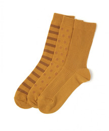 niko and... | オリジナルボーダードット3セットソックス(ソックス/靴下)