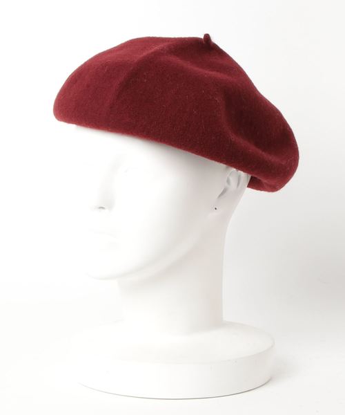 Kopka ACCESSORIES（コプカアクセサリーズ）の「【Kopka/コプカ】Woollen Roll Up Beret　ウールロールアップベレー（ハンチング/ベレー帽・レディース・チャコールグレー/ブラック/ベージュ/ワインレッド/チョコ/キャメル・FREE）」の13枚目の写真