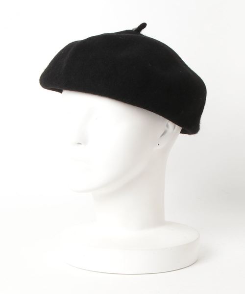 Kopka ACCESSORIES（コプカアクセサリーズ）の「【Kopka/コプカ】Woollen Roll Up Beret　ウールロールアップベレー（ハンチング/ベレー帽・レディース・チャコールグレー/ブラック/ベージュ/ワインレッド/チョコ/キャメル・FREE）」の2枚目の写真