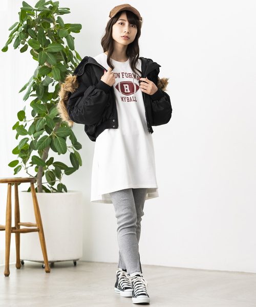 WEGO（ウィゴー）の「WEGO/N-2B（ミリタリージャケット・レディース・ブラック/ベージュ/カーキ・FREE）」の6枚目の写真