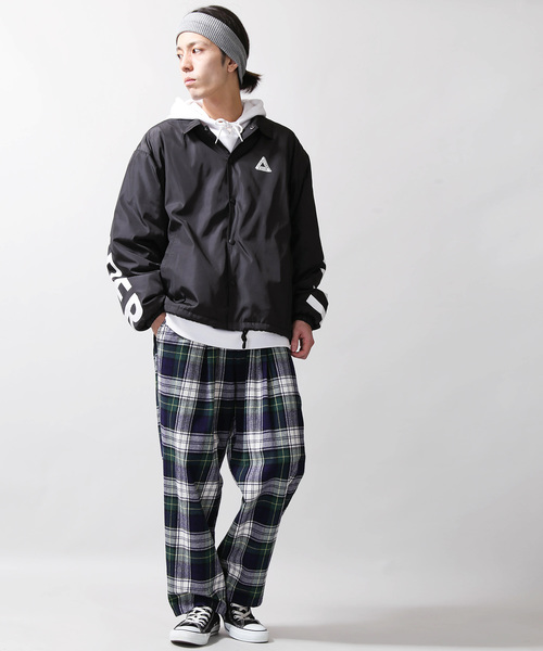 WEGO（ウィゴー）の「WEGO/グラフィックボアコーチジャケット（ブルゾン・メンズ・パープル/ブラック・MEDIUM/LARGE）」の7枚目の写真