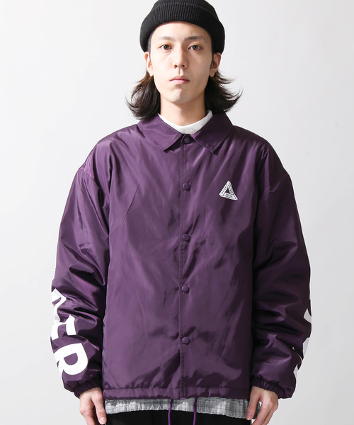 WEGO（ウィゴー）の「WEGO/グラフィックボアコーチジャケット（ブルゾン・メンズ・パープル/ブラック・MEDIUM/LARGE）」の13枚目の写真