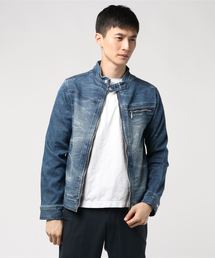 フェイクファー ライダース ショート デニムジャケット 人気 ファージャケット ライダースジャケット レディース ジャケット