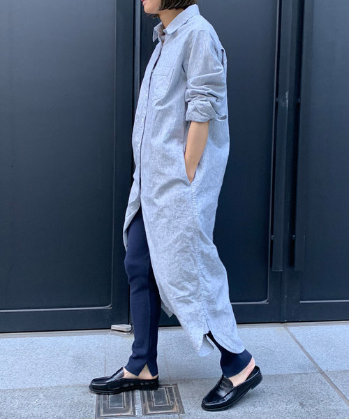 Munich（ミューニック）の「ストレッチサーマルスリットレギンス（レギンス/スパッツ・レディース・ライトグレー/ブラック/ベージュ/ネイビー/オフホワイト/杢グレー・FREE）」の7枚目の写真