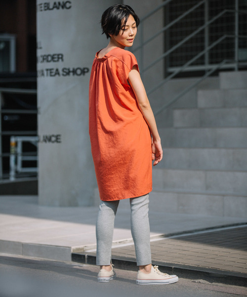 Munich（ミューニック）の「ストレッチサーマルスリットレギンス（レギンス/スパッツ・レディース・ライトグレー/ブラック/ベージュ/ネイビー/オフホワイト/杢グレー・FREE）」の21枚目の写真