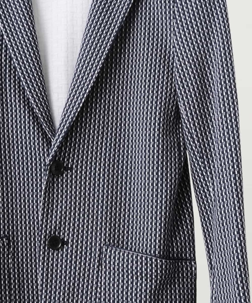 MICHEL KLEIN HOMME   （ミッシェルクランオム）の「カーディガン（リーブルJQ）（カーディガン/ボレロ・メンズ・ネイビー/グレー・46/51/48）」の20枚目の写真