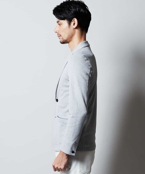 MICHEL KLEIN HOMME   （ミッシェルクランオム）の「カーディガン（リーブルJQ）（カーディガン/ボレロ・メンズ・ネイビー/グレー・46/51/48）」の16枚目の写真