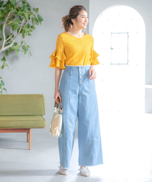 KOBE LETTUCE（コウベレタス）の「かごポーチ付きバンブーハンドルクリアビニールバッグ（ハンドバッグ・レディース・その他1/その他2/その他3・FREE）」の12枚目の写真