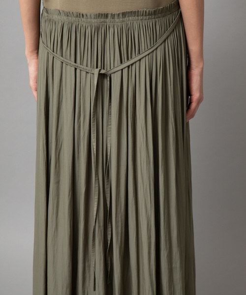 Munich(ミューニック)の「ノースリーブトップスXプリーツスカート異素材切替え2wayワンピース(ワンピース・レディース・ホワイト/ネイビー/カーキ/オレンジ/クリーム・FREE)」の14枚目の写真