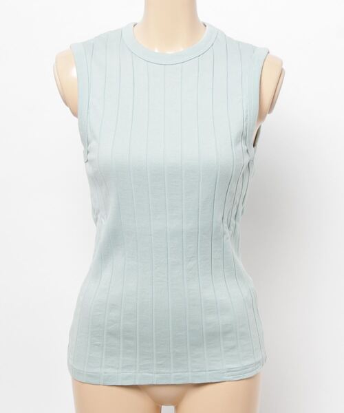 YOUNG&OLSEN The DRYGOODS STORE(ヤングアンドオルセン)の「【YOUNG & OLSEN The DRYGOODS STORE】/BROAD RIB TANKTOP(タンクトップ・レディース・ブルー系その他/ピンク系その他/ホワイト/その他/ブラック/ブラウン系その他/オレンジ系その他/グリーン系その他/カーキオリーブ/ブルー系その他2/ピンク系その他2/ピンク/グリーン/クリーム/その他1/イエロー系その他/ネイビー/ホワイト系その他/サックスブルー/グリーン系その他2/レッド・2/1)」の12枚目の写真