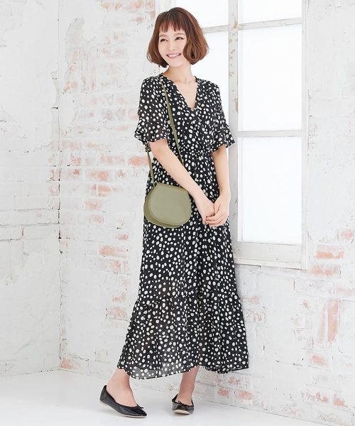 KOBE LETTUCE（コウベレタス）の「サークルポシェット（ショルダーバッグ・レディース・ブラック/オフホワイト/オレンジ/グリーン/パイソン・FREE）」の9枚目の写真