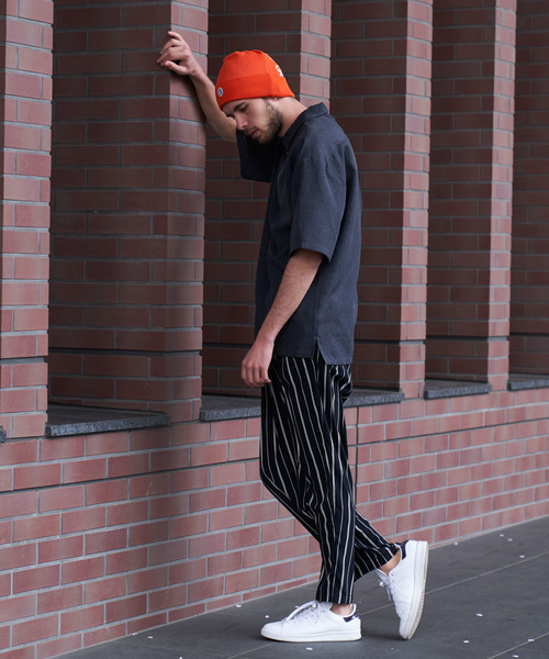 Luv maison（ラブメゾン）の「PLハーフジップ半袖シャツ（シャツ/ブラウス・メンズ・グレー/ブラック・M/L）」の11枚目の写真