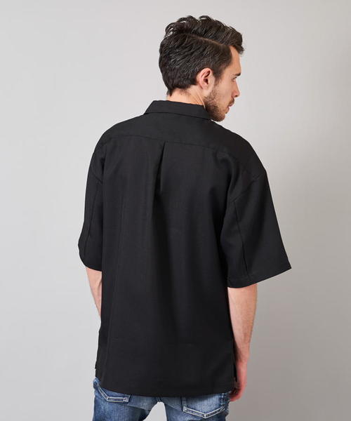 Luv maison（ラブメゾン）の「PLハーフジップ半袖シャツ（シャツ/ブラウス・メンズ・グレー/ブラック・M/L）」の17枚目の写真