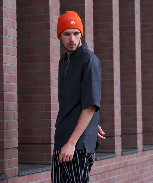 Luv maison（ラブメゾン）の「PLハーフジップ半袖シャツ（シャツ/ブラウス・メンズ・グレー/ブラック・M/L）」の19枚目の写真