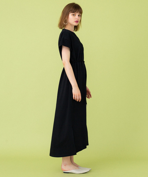 UNITED TOKYO（ユナイテッドトウキョウ）の「スキッパーマキシワンピース（ワンピース・レディース・ブラック/ベージュ/ブラウン・1）」の9枚目の写真