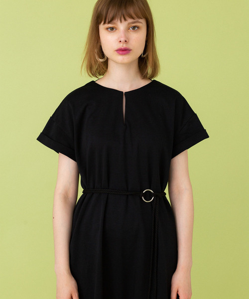 UNITED TOKYO（ユナイテッドトウキョウ）の「スキッパーマキシワンピース（ワンピース・レディース・ブラック/ベージュ/ブラウン・1）」の12枚目の写真