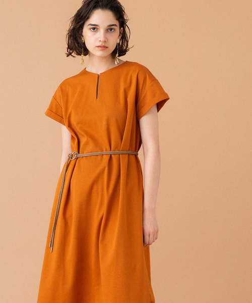 UNITED TOKYO（ユナイテッドトウキョウ）の「スキッパーマキシワンピース（ワンピース・レディース・ブラック/ベージュ/ブラウン・1）」の20枚目の写真