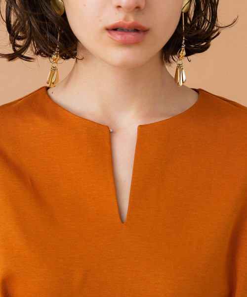 UNITED TOKYO（ユナイテッドトウキョウ）の「スキッパーマキシワンピース（ワンピース・レディース・ブラック/ベージュ/ブラウン・1）」の15枚目の写真