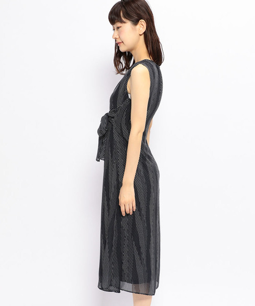 A/C DESIGN BY ALPHA CUBIC(エーシーデザインバイアルファキュービック)の「※TVで紹介されました※【WASHABLEシリーズ】ウエストリボンワンピース(ワンピース・レディース・ベージュ/ネイビー/ブラック・11号/9号)」の9枚目の写真