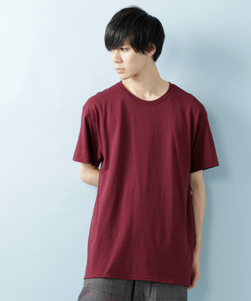 JERZEES(ジャージーズ)の「JERZEES/ジャージーズ SHORT SLEEVE TEE オーバーサイズ クルーネック カットソー(Tシャツ/カットソー・メンズ・ホワイト/ブラック/ネイビー/グレー/イエロー/オレンジ/グリーン/ワイン・S/M/L/XL)」の7枚目の写真