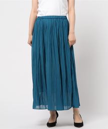 AMERICAN HOLIC | シフォンロングプリーツスカート(スカート)