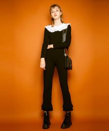 Candy Stripper | FRILL RIB パンツ(その他パンツ)