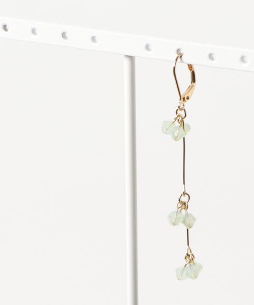 tone(トーン)の「【Naora】mint ピアス(ピアス(片耳用)・レディース・ライム・FREE)」の1枚目の写真
