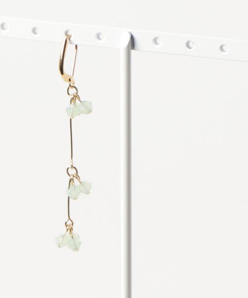tone(トーン)の「【Naora】mint ピアス(ピアス(片耳用)・レディース・ライム・FREE)」の2枚目の写真