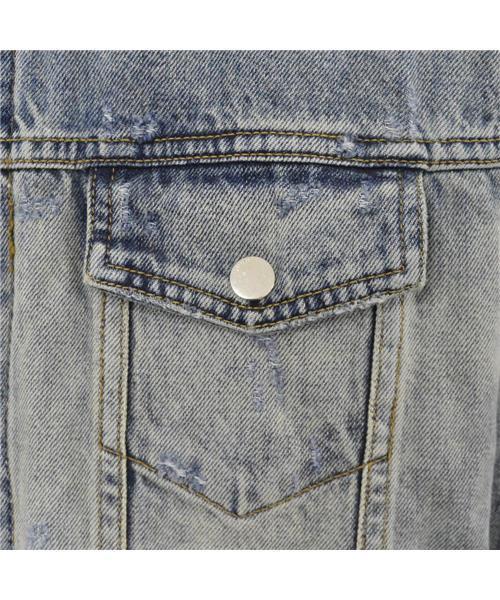 ブランド古着】ナイロンデニムリバーシブルトラッカージャケット