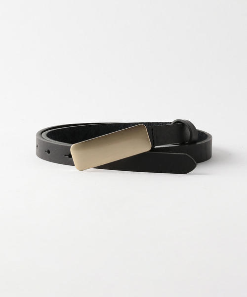 Steven Alan(スティーブンアラン)の「<Steven Alan>PLATE BUCKLE LEATHER BELT/ベルト(ベルト・レディース・ブラウン/ブラック/オリーブ・FREE)」の2枚目の写真