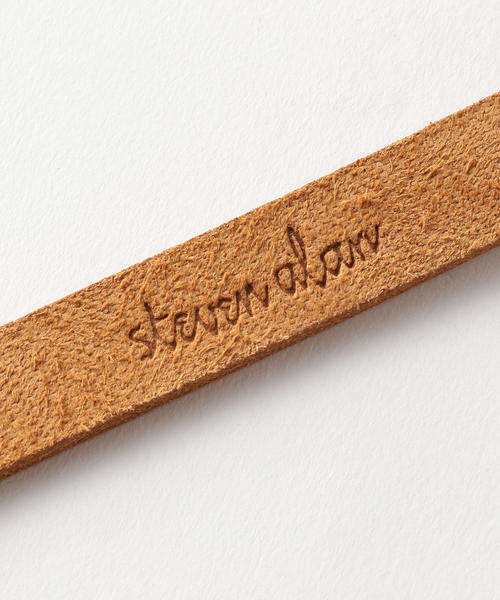 Steven Alan(スティーブンアラン)の「<Steven Alan>PLATE BUCKLE LEATHER BELT/ベルト(ベルト・レディース・ブラウン/ブラック/オリーブ・FREE)」の6枚目の写真