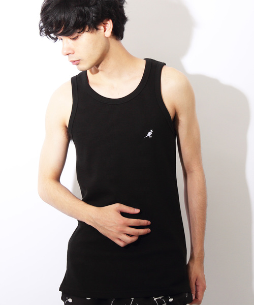 KANGOL�i�J���S�[���j�́u�J���S�[���ʒ� KANGOL ���b�t�� �����O�� �^���N�g�b�v�i�^���N�g�b�v�j�v�b�u���b�N