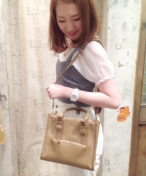Chico(チコ)の「2WAYBAG(ショルダーバッグ・レディース・ブラック/ホワイト/ブラウン・FREE)」の6枚目の写真