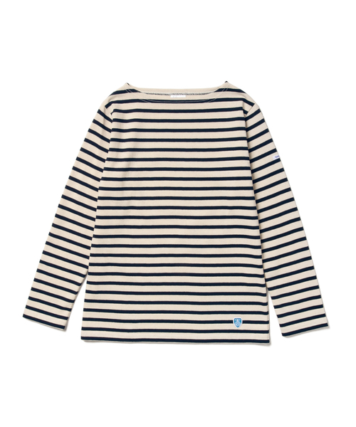 ORCIVAL（オーシバル）の「ORCIVAL / ボーダー ロングスリーブ プルオーバー（Tシャツ/カットソー・レディース・オフホワイト/グレー/ロイヤルブルー/レッド/ネイビー/チャコールグレー/ライトグレー/インディゴブルー・1/0）」の9枚目の写真