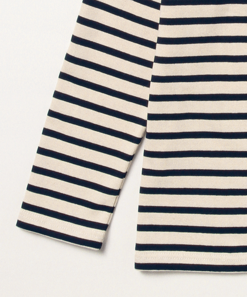 ORCIVAL（オーシバル）の「ORCIVAL / ボーダー ロングスリーブ プルオーバー（Tシャツ/カットソー・レディース・オフホワイト/グレー/ロイヤルブルー/レッド/ネイビー/チャコールグレー/ライトグレー/インディゴブルー・1/0）」の11枚目の写真