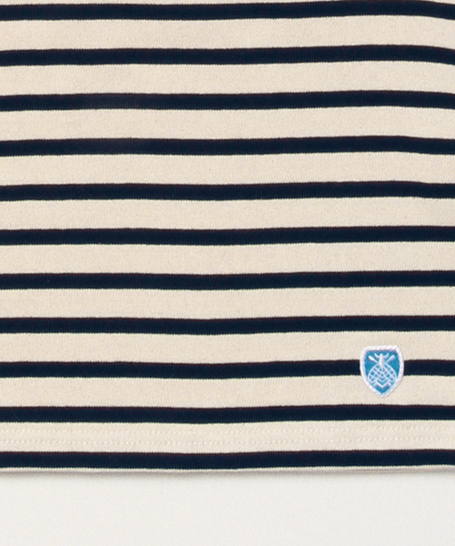 ORCIVAL（オーシバル）の「ORCIVAL / ボーダー ロングスリーブ プルオーバー（Tシャツ/カットソー・レディース・オフホワイト/グレー/ロイヤルブルー/レッド/ネイビー/チャコールグレー/ライトグレー/インディゴブルー・1/0）」の12枚目の写真