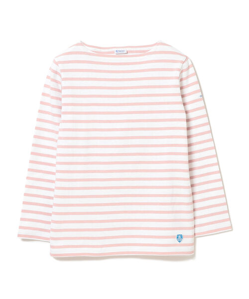 ORCIVAL（オーシバル）の「ORCIVAL / ボーダー ロングスリーブ プルオーバー（Tシャツ/カットソー・レディース・オフホワイト/グレー/ロイヤルブルー/レッド/ネイビー/チャコールグレー/ライトグレー/インディゴブルー・1/0）」の16枚目の写真