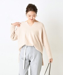 DouDou | キーネックプルオーバー(ニット/セーター)