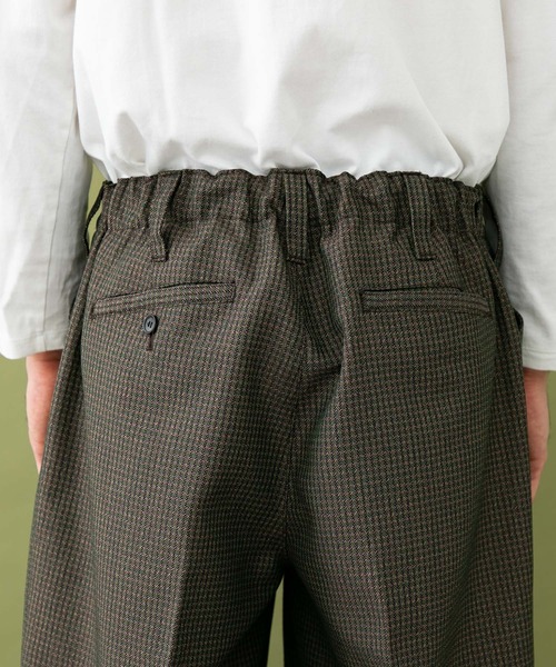 UNITED TOKYO(ユナイテッドトウキョウ)の「バレンシアギャバワイドパンツ(スラックス・メンズ・ブラウン系その他/ブラック/グリーン・1/2/3)」の11枚目の写真