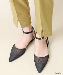 RANDA | チュールポインテッドトゥパンプス(パンプス)