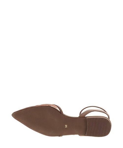 RANDA（ランダ）の「チュールポインテッドトゥパンプス（パンプス・レディース・ホワイト/ブラック/ブラウン・LL/S/M/L）」の6枚目の写真