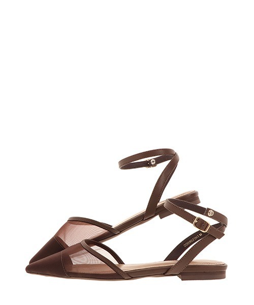 RANDA（ランダ）の「チュールポインテッドトゥパンプス（パンプス・レディース・ホワイト/ブラック/ブラウン・LL/S/M/L）」の7枚目の写真