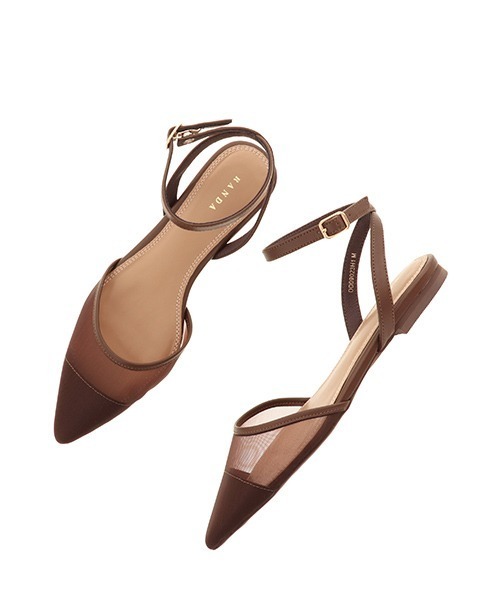 RANDA（ランダ）の「チュールポインテッドトゥパンプス（パンプス・レディース・ホワイト/ブラック/ブラウン・LL/S/M/L）」の11枚目の写真