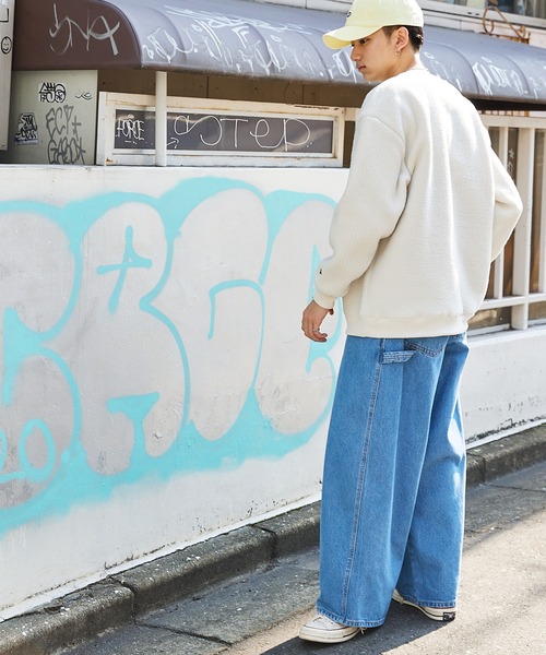 EDWIN × KIDILL 袴デニム ワイド バギー 日本製 袴ジーンズ EDWIN/エドウィン HAKAMA PAINTER DENIM ハカマペインターワイド
