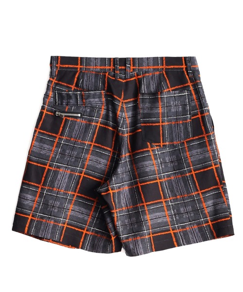 SHAREEF(シャリーフ)の「DRAWING CHECK SHORT PANTS(その他パンツ・メンズ・ブラック系その他/ネイビー/バーガンディー・1/3/2)」の11枚目の写真